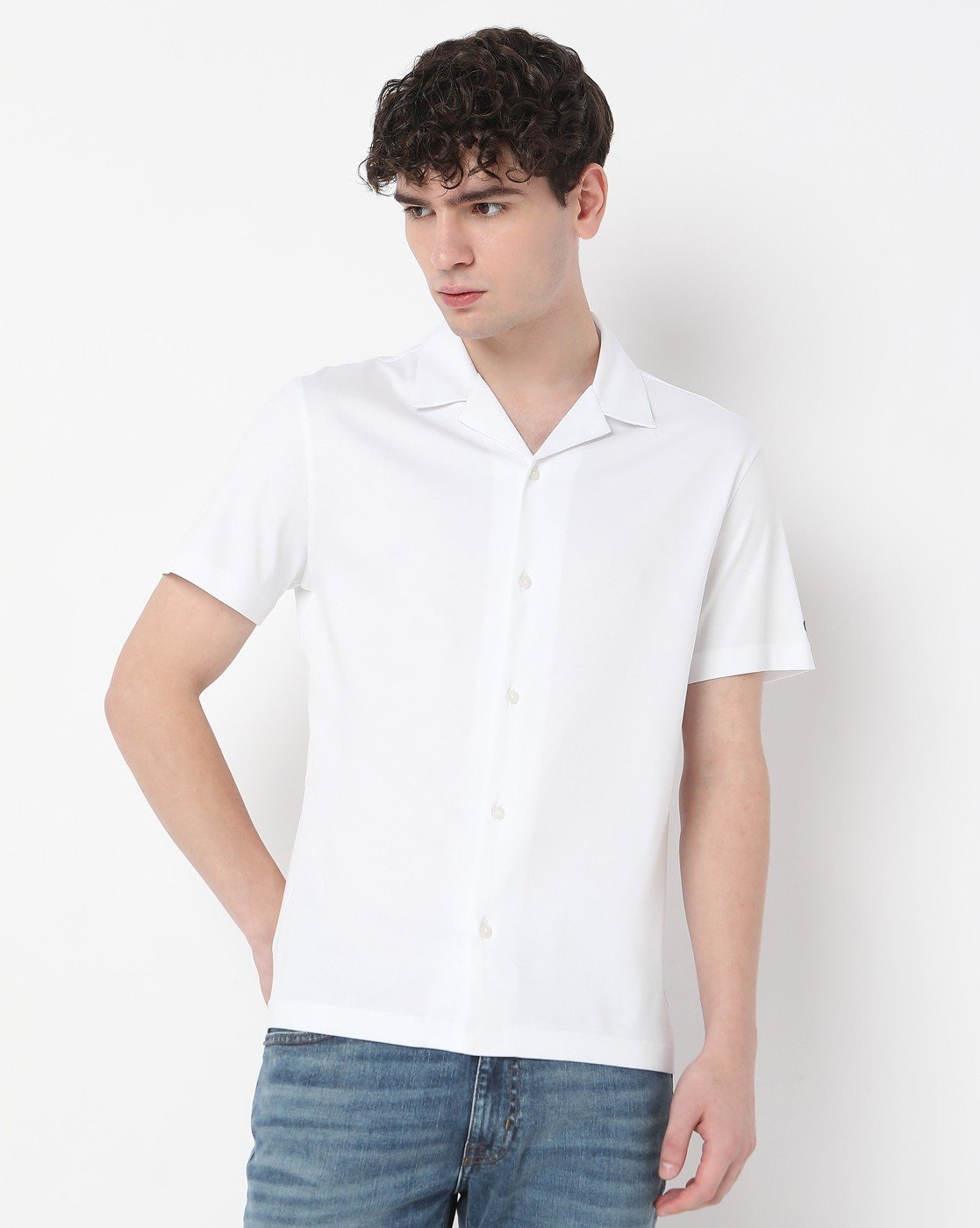 STUDIO MERCD RESORT COLLAR SHIRT