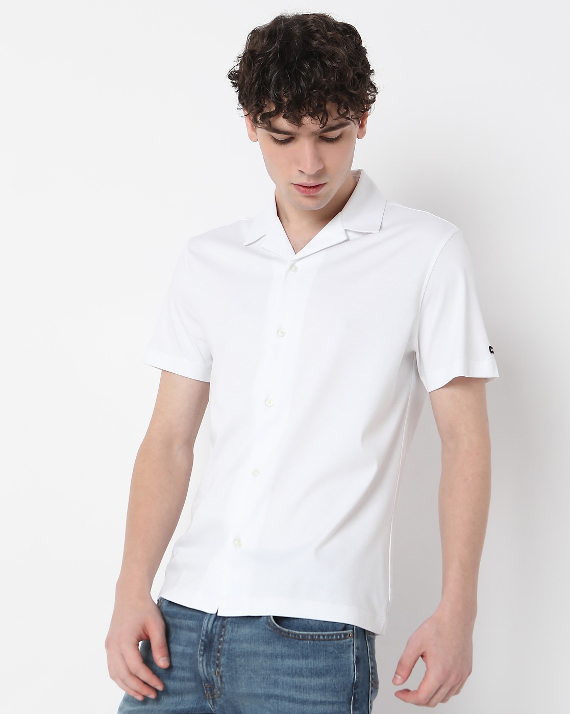 STUDIO MERCD RESORT COLLAR SHIRT