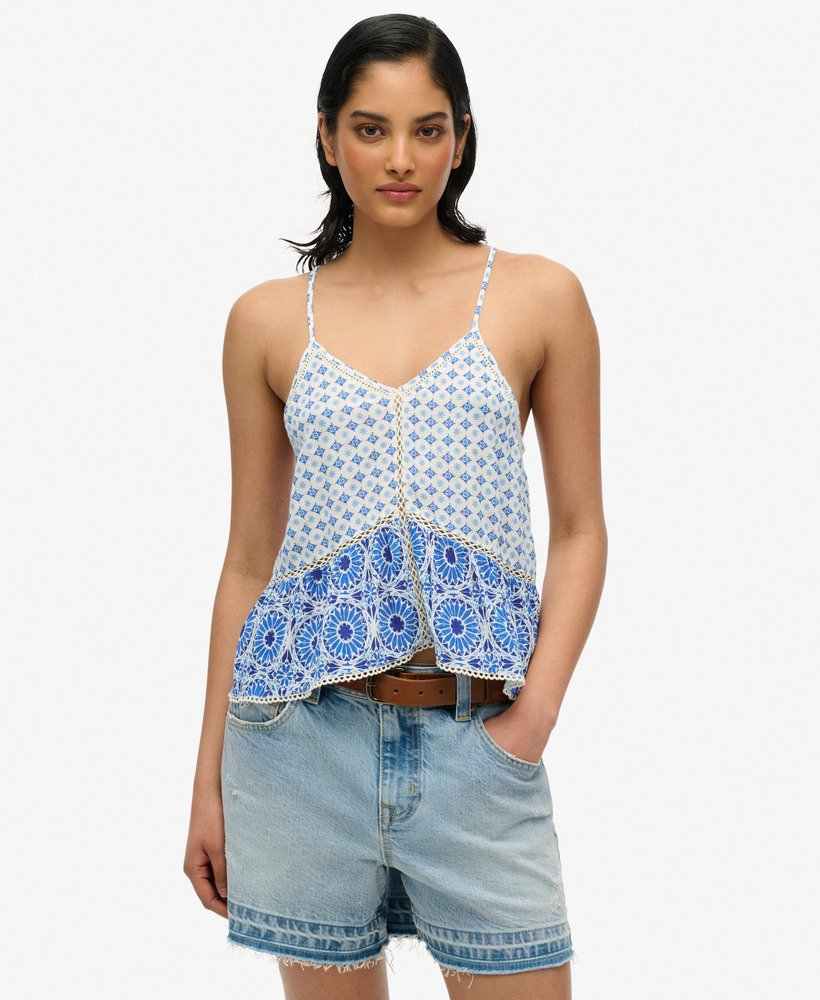 VINTAGE LADDER TRIM CAMI