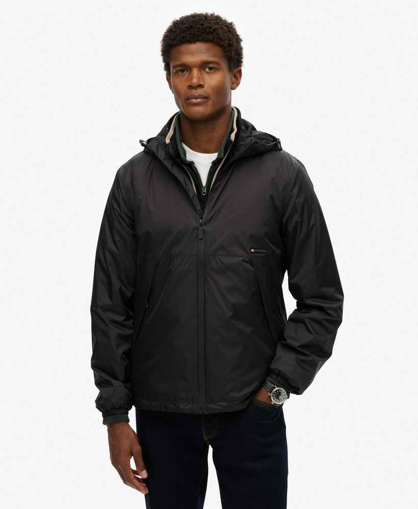 HOODED LOGO WINDBREAKER JACKET