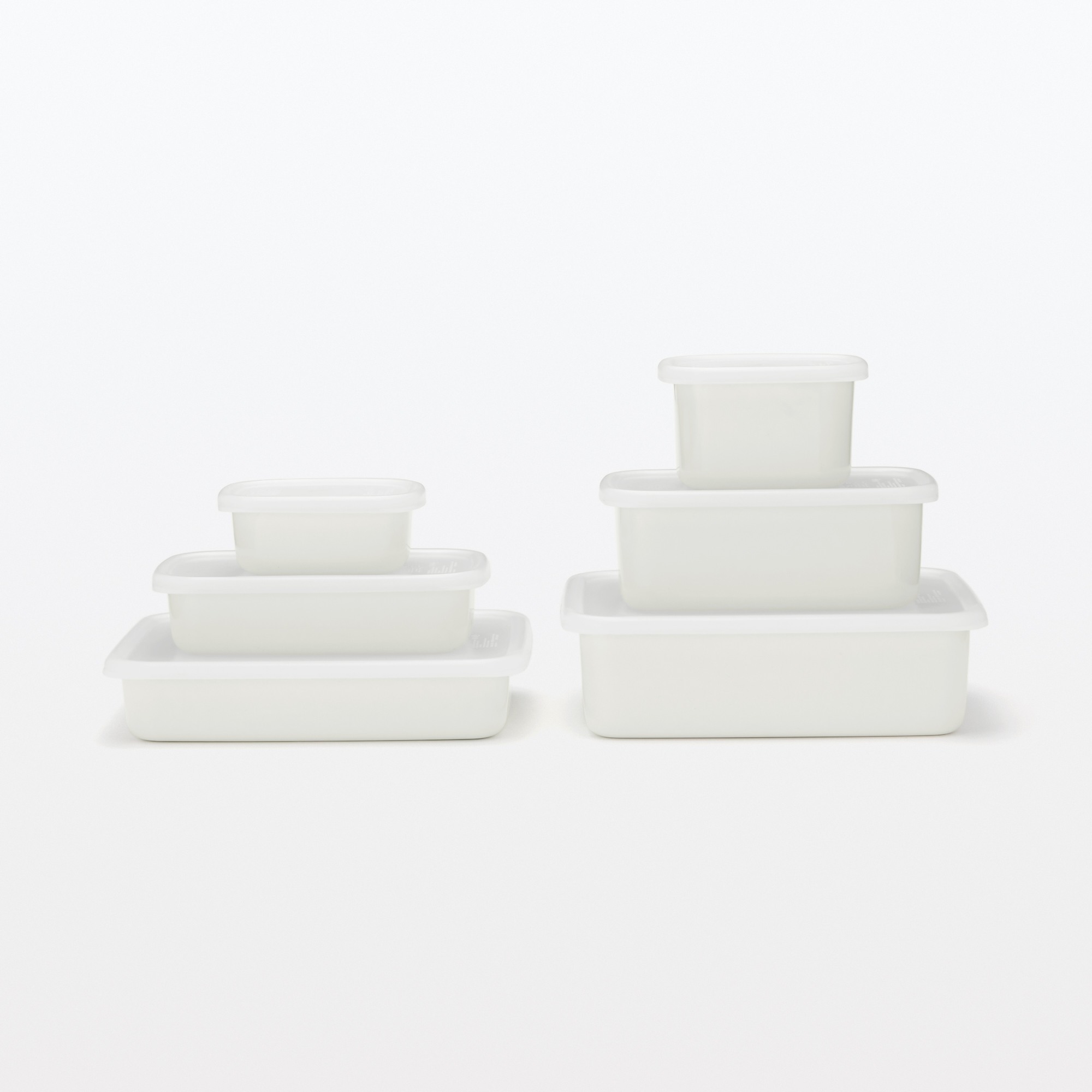 MUJI | Enamel container Seal lid L