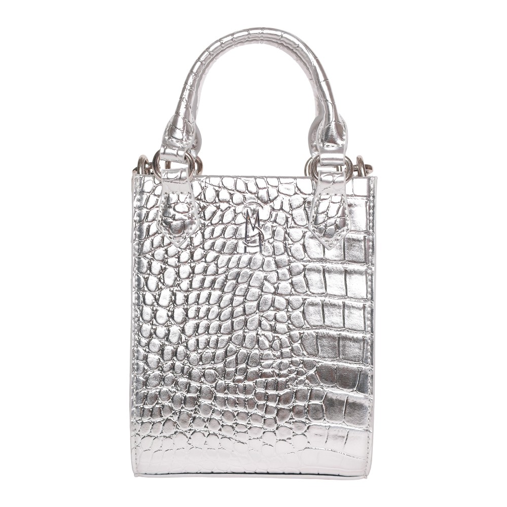 Binessa Silver Satchel