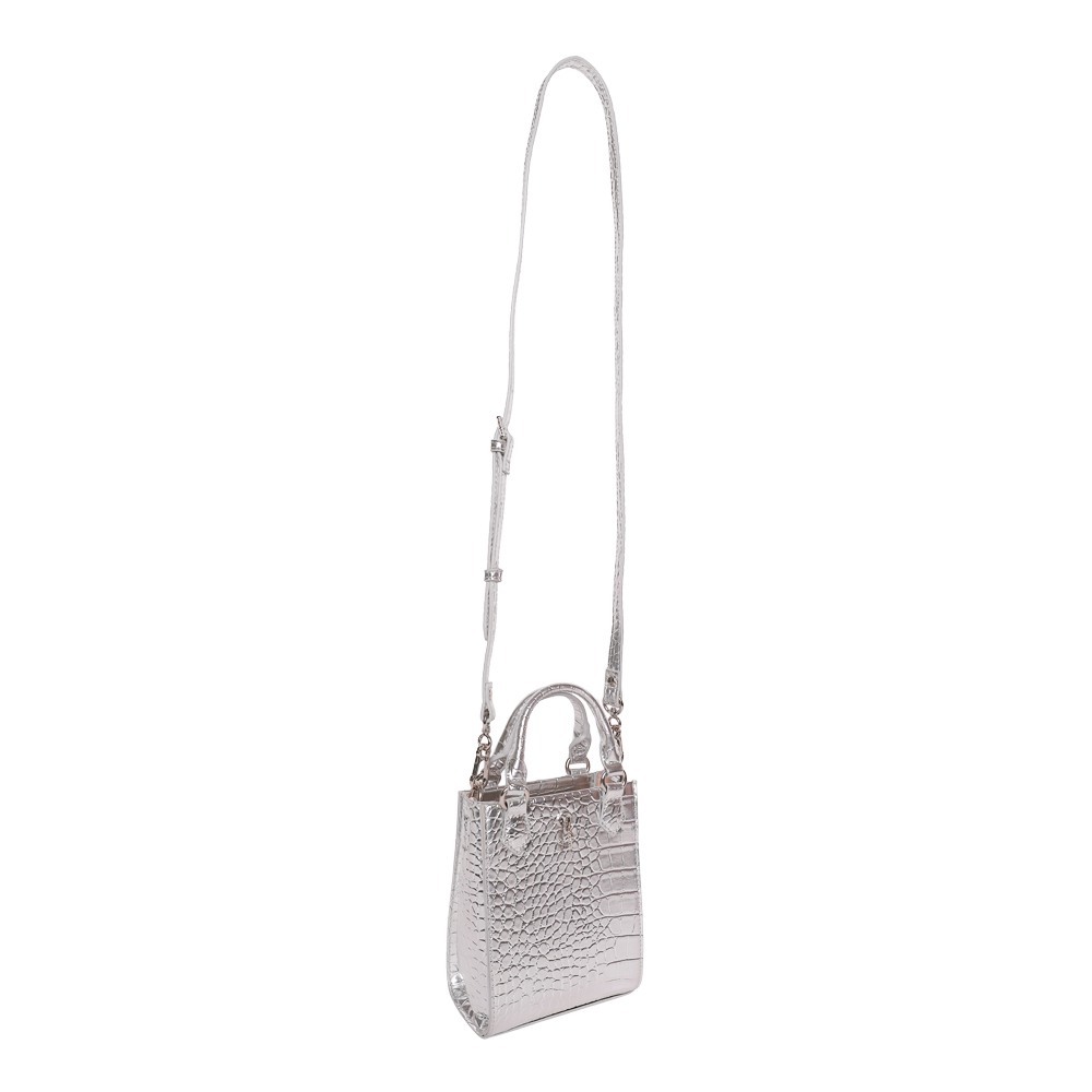 Binessa Silver Satchel