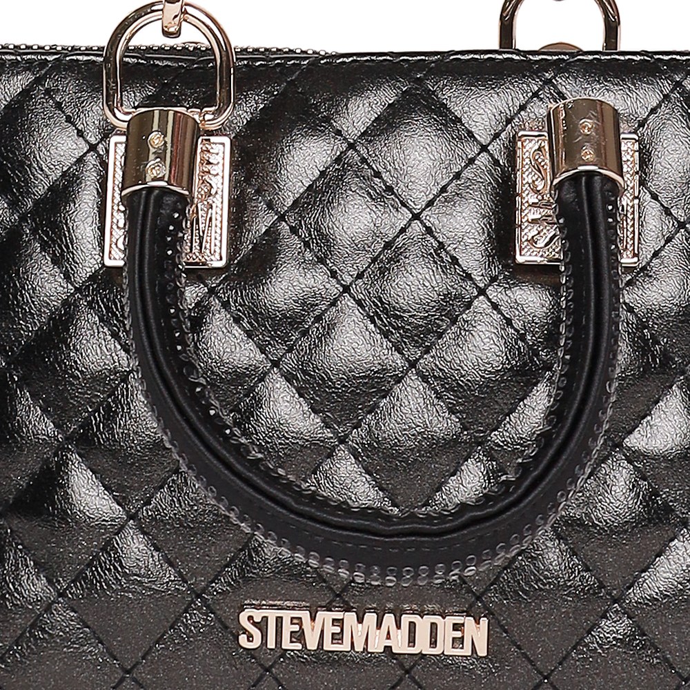 Bjinni Black-Gold Satchel