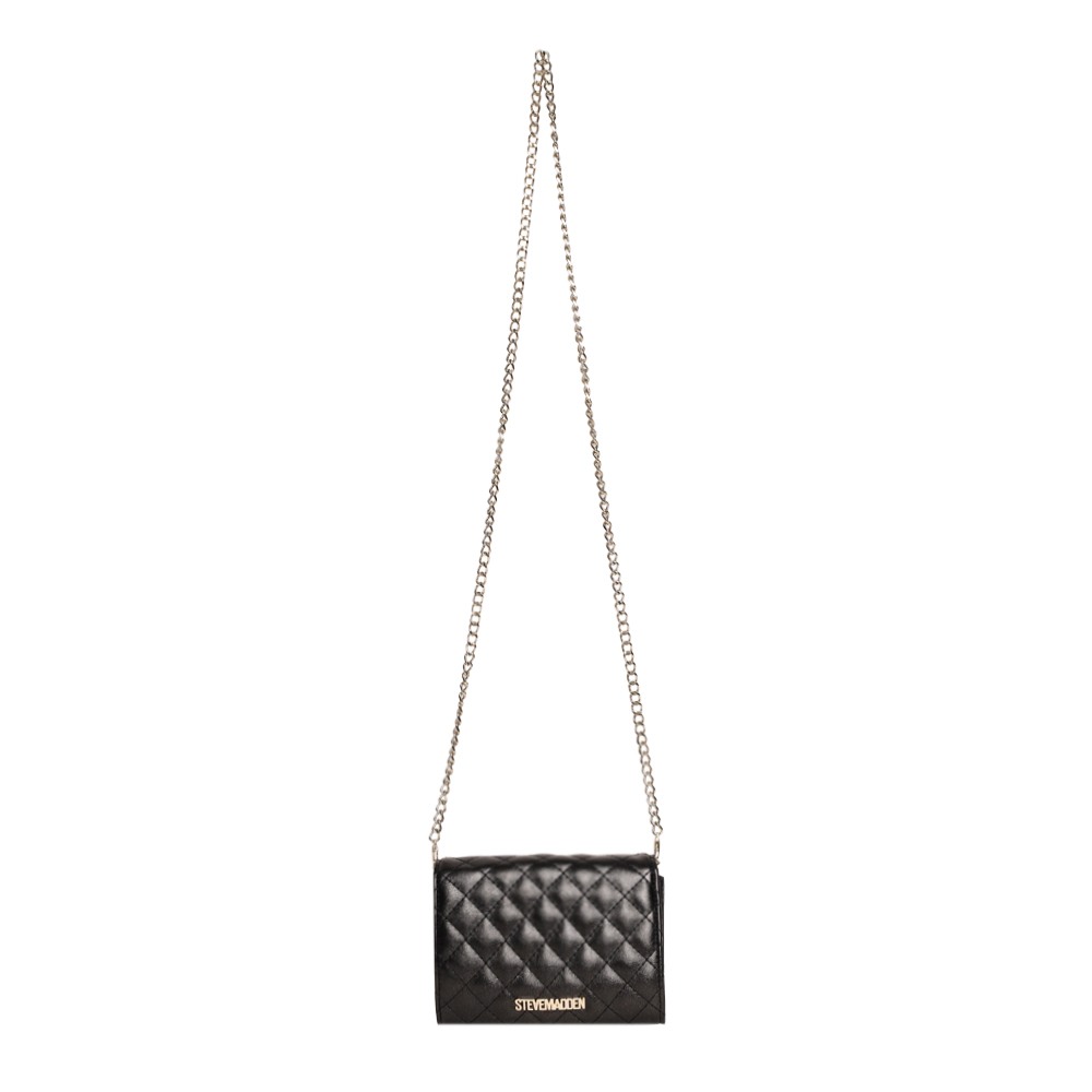 Bshino Black-Gold Clutches & Wallets