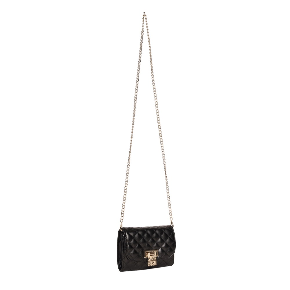 Bshino Black-Gold Clutches & Wallets