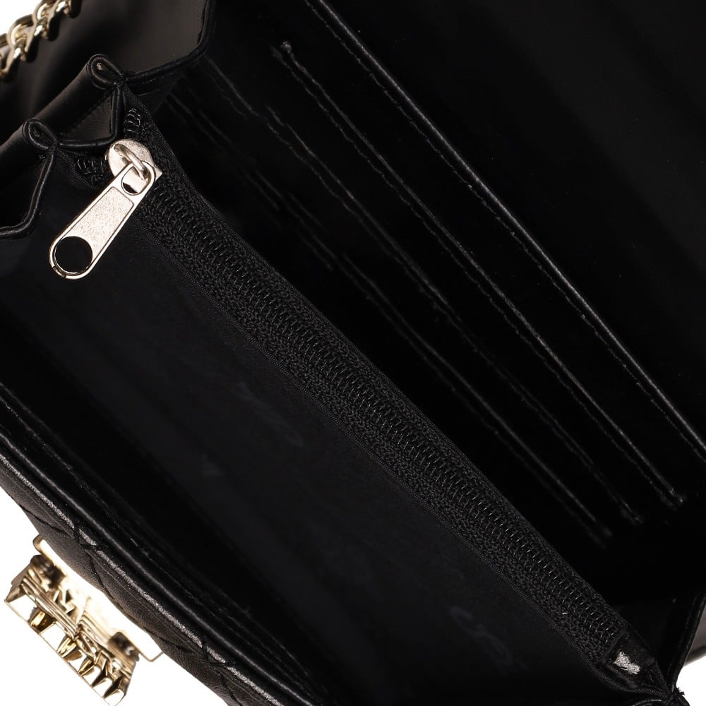 Bshino Black-Gold Clutches & Wallets