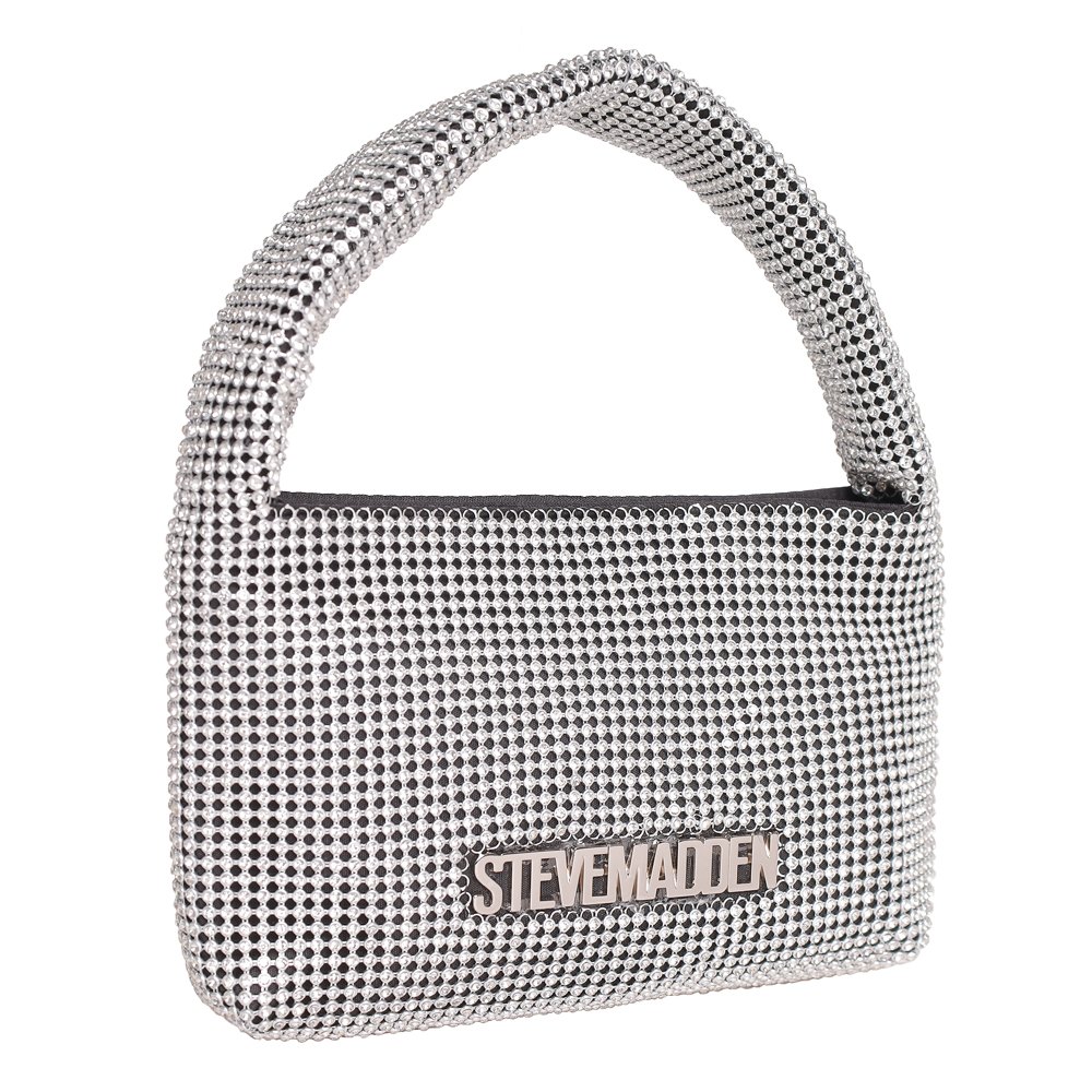 Bshiri Black-Silver Crossbody