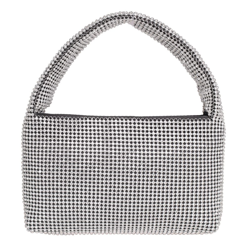 Bshiri Black-Silver Crossbody