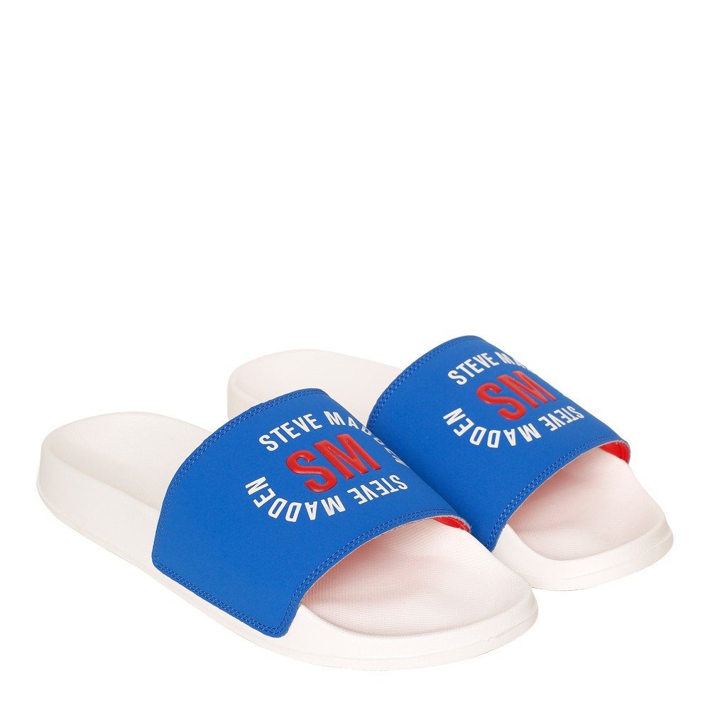 SM-1587 VECTOR RED/CHALK POOL SLIDERS