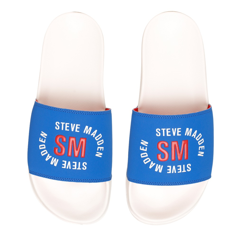 SM-1587 VECTOR RED/CHALK POOL SLIDERS