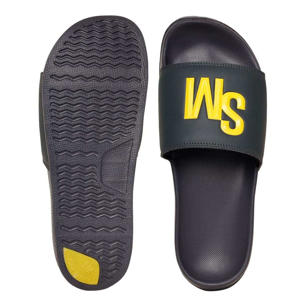 SM-1589 GREY/ASH GREY POOL SLIDERS