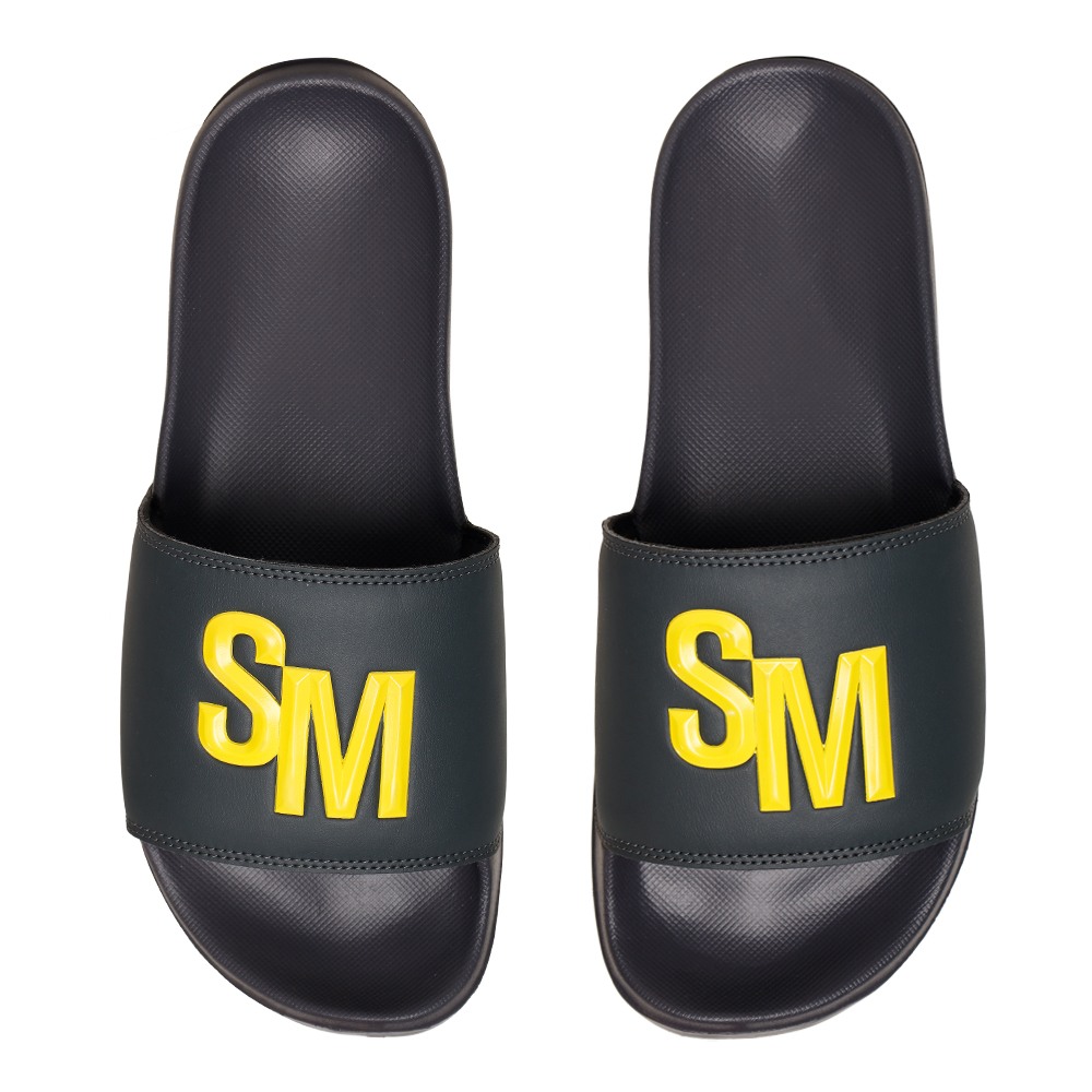 SM-1589 GREY/ASH GREY POOL SLIDERS