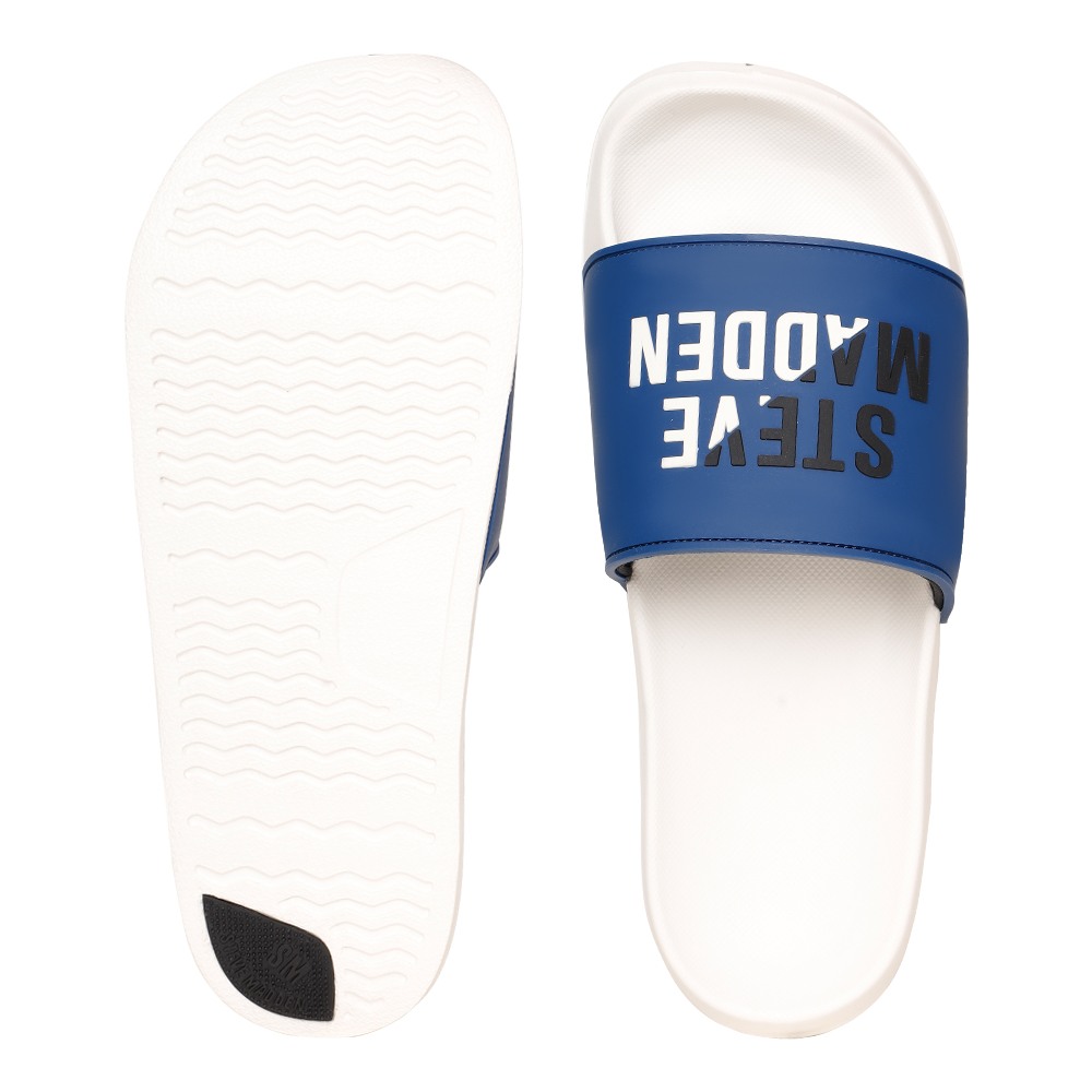 SM-1590 BATIK BLUE/CHALK POOL SLIDERS