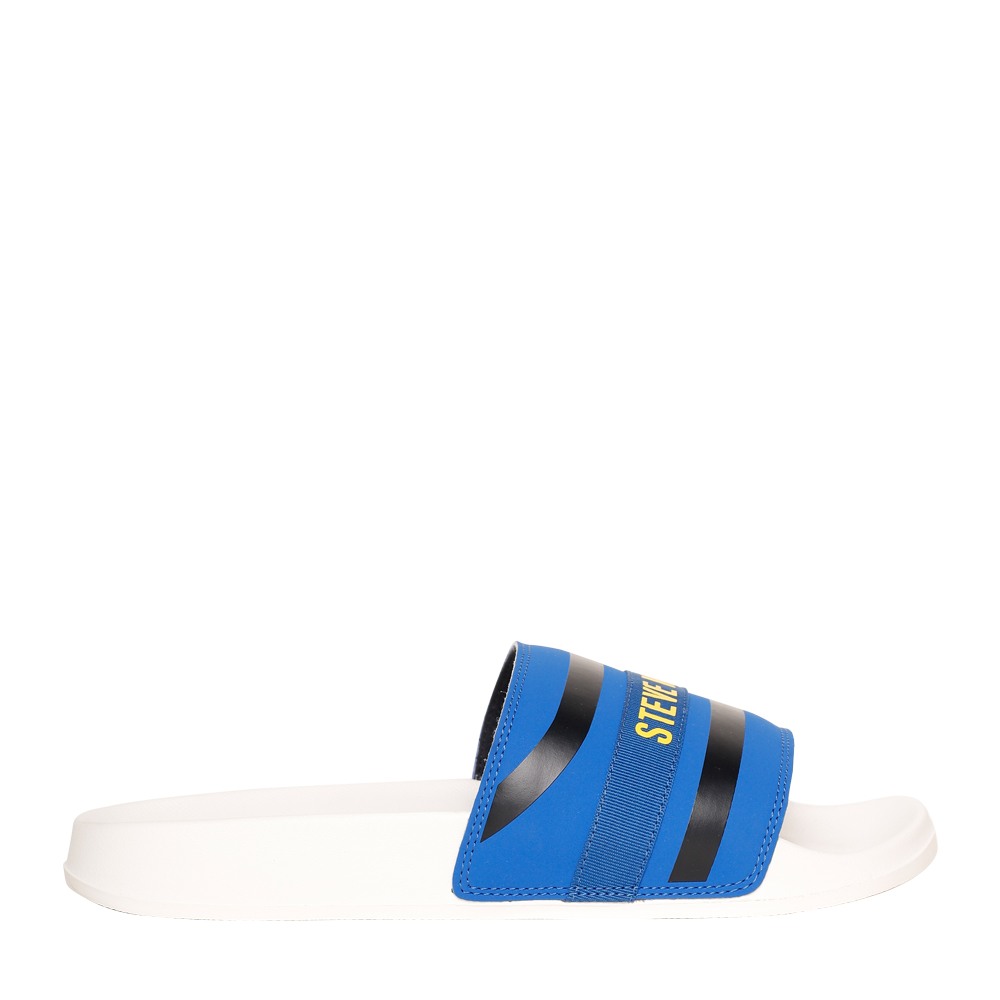 SM-1591 BLUE/CHALK POOL SLIDERS