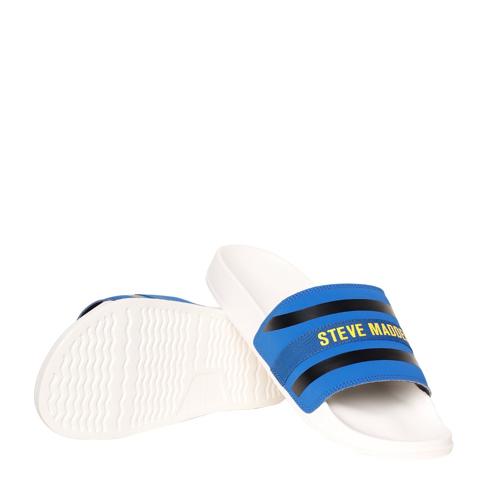 SM-1591 BLUE/CHALK POOL SLIDERS