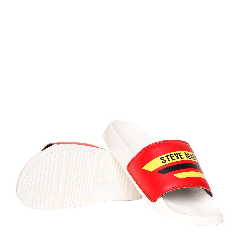 SM-1592 RED/GOLDEN HASE POOL SLIDERS