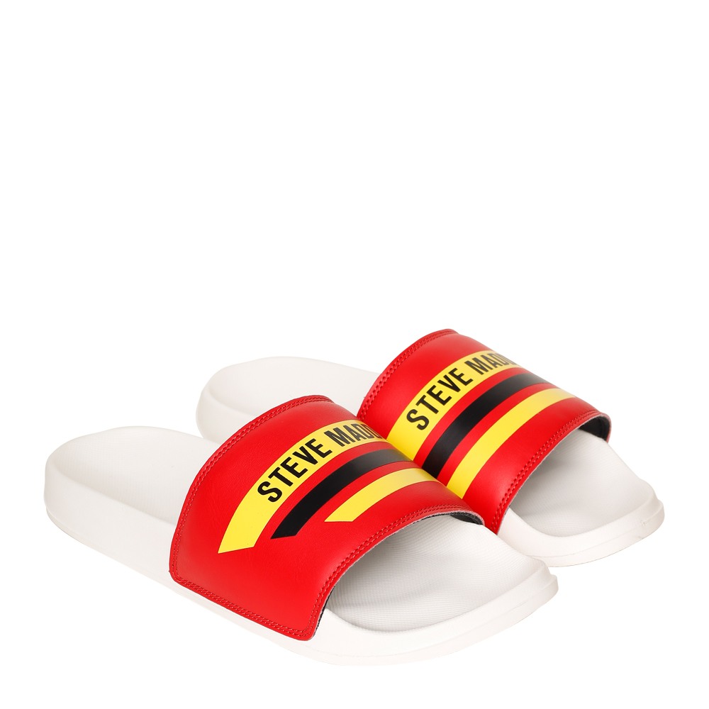 SM-1592 RED/GOLDEN HASE POOL SLIDERS