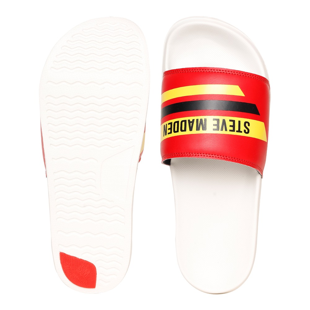 SM-1592 RED/GOLDEN HASE POOL SLIDERS