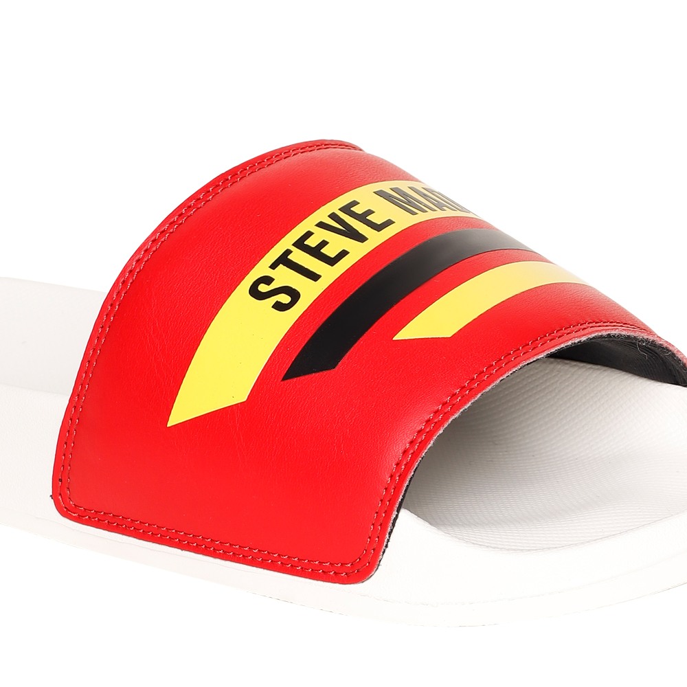 SM-1592 RED/GOLDEN HASE POOL SLIDERS
