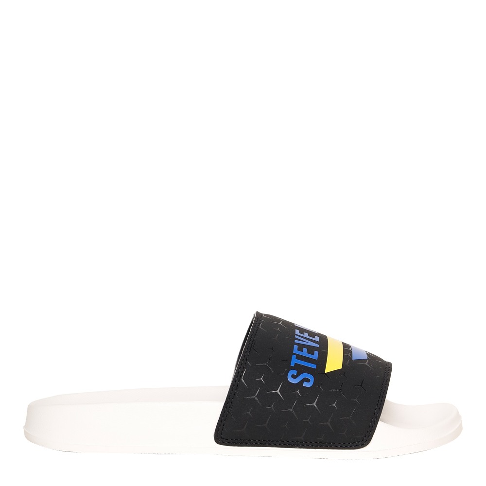 SM-1593 BLACK/CHALK POOL SLIDERS