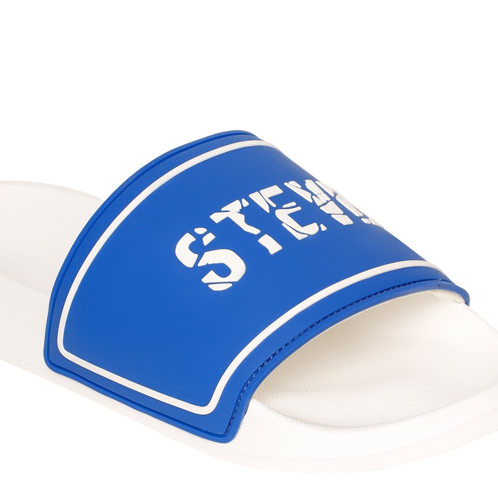 SM-1594 BLUE/CHALK POOL SLIDERS