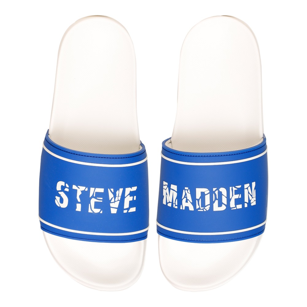 SM-1594 BLUE/CHALK POOL SLIDERS
