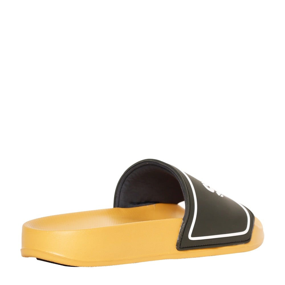 SM-1594 GREY/RETRO GOLD POOL SLIDERS