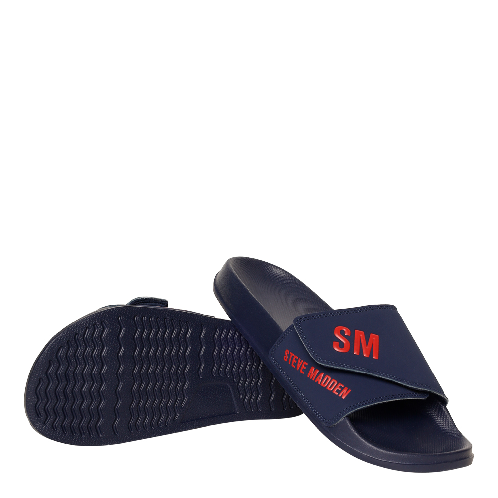 SM-1596 NAVY/RED POOL SLIDERS