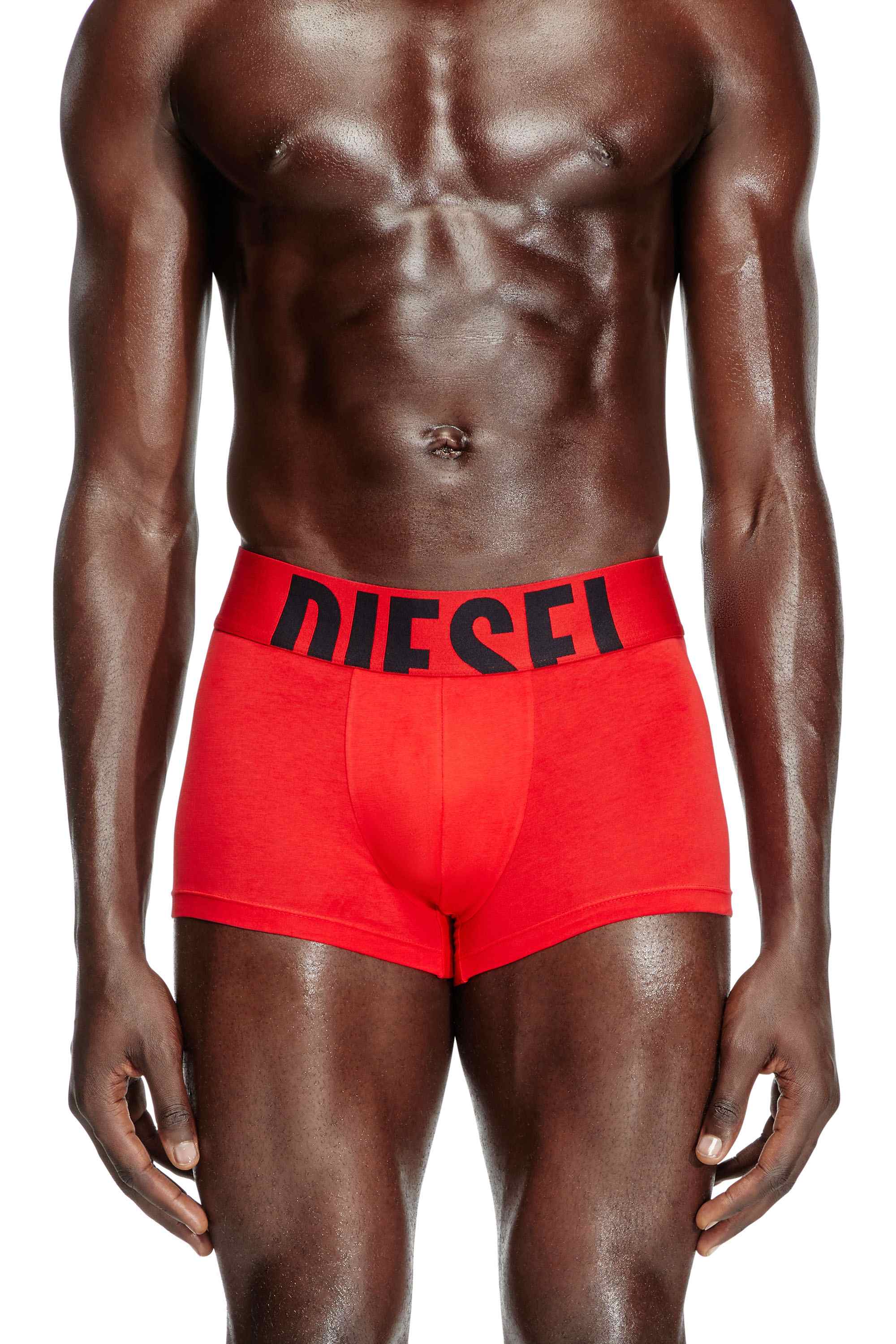 Black Three-pack boxer briefs in stretch cotton