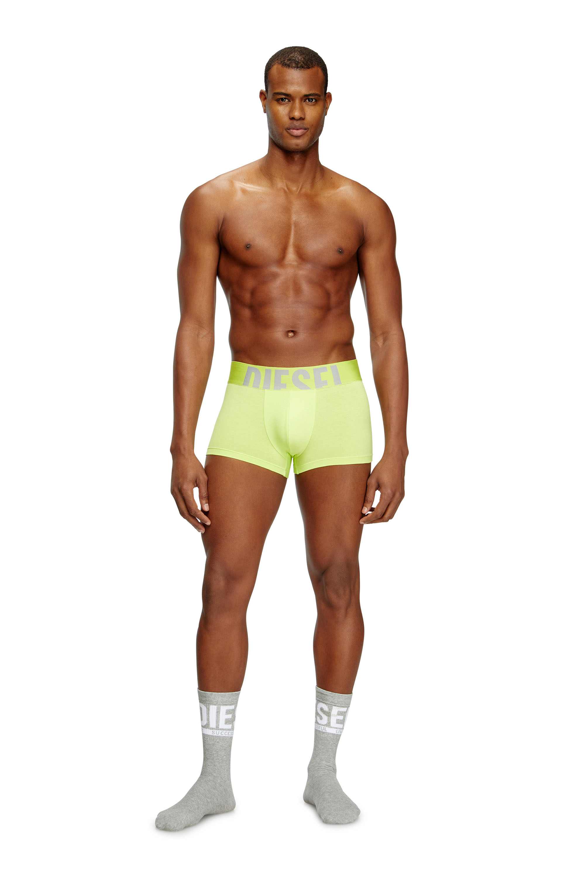 Black Three-pack boxer briefs in stretch cotton