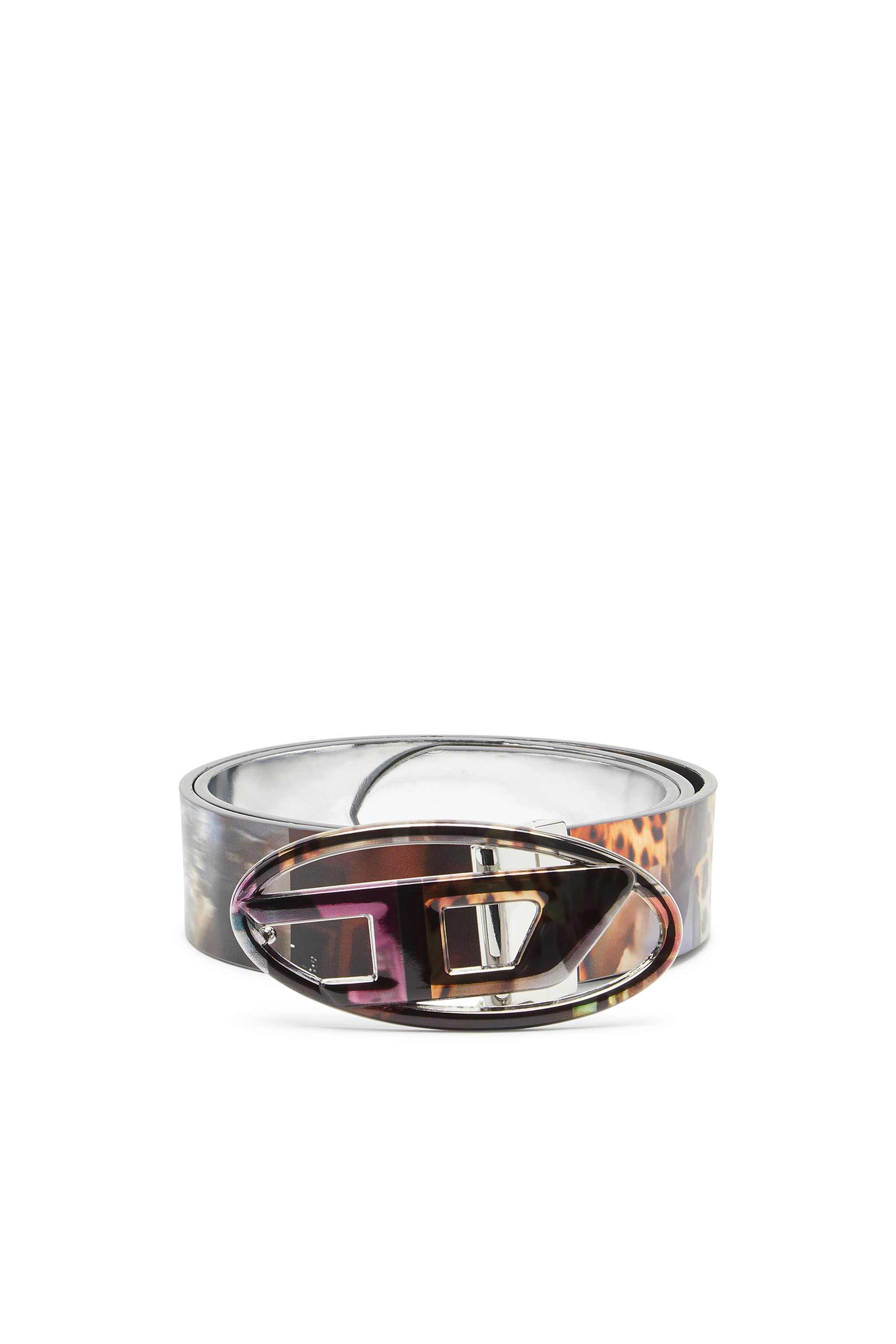 Multicolor Belt with Livestream print