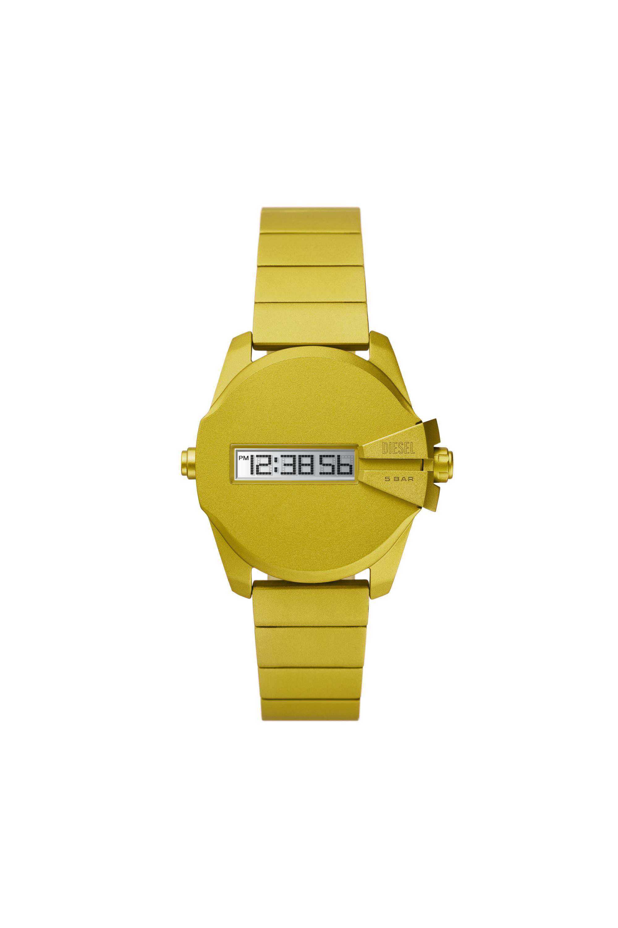 Yellow Baby chief digital yellow aluminum watch