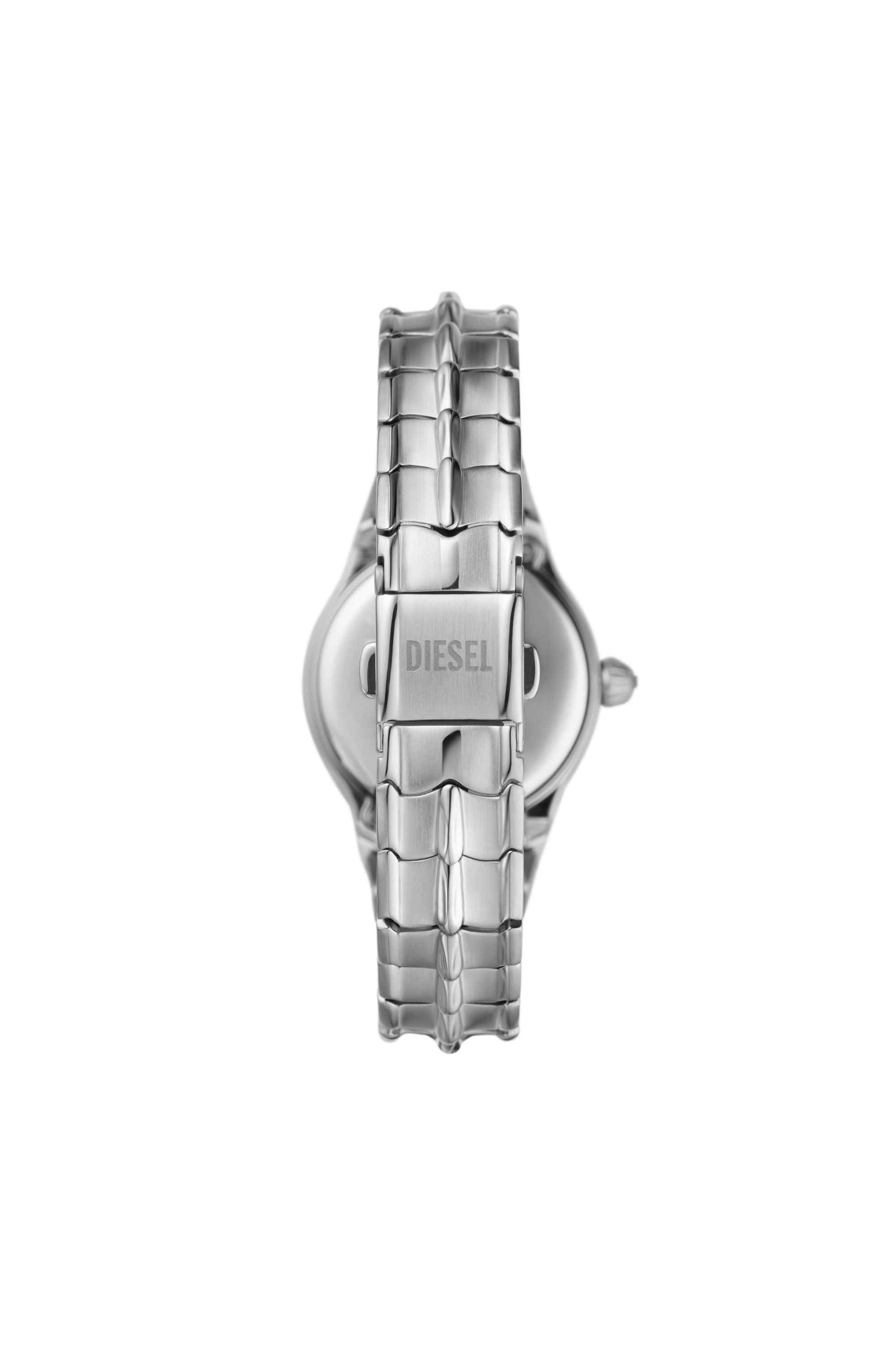 Silver Vert three-hand stainless steel watch