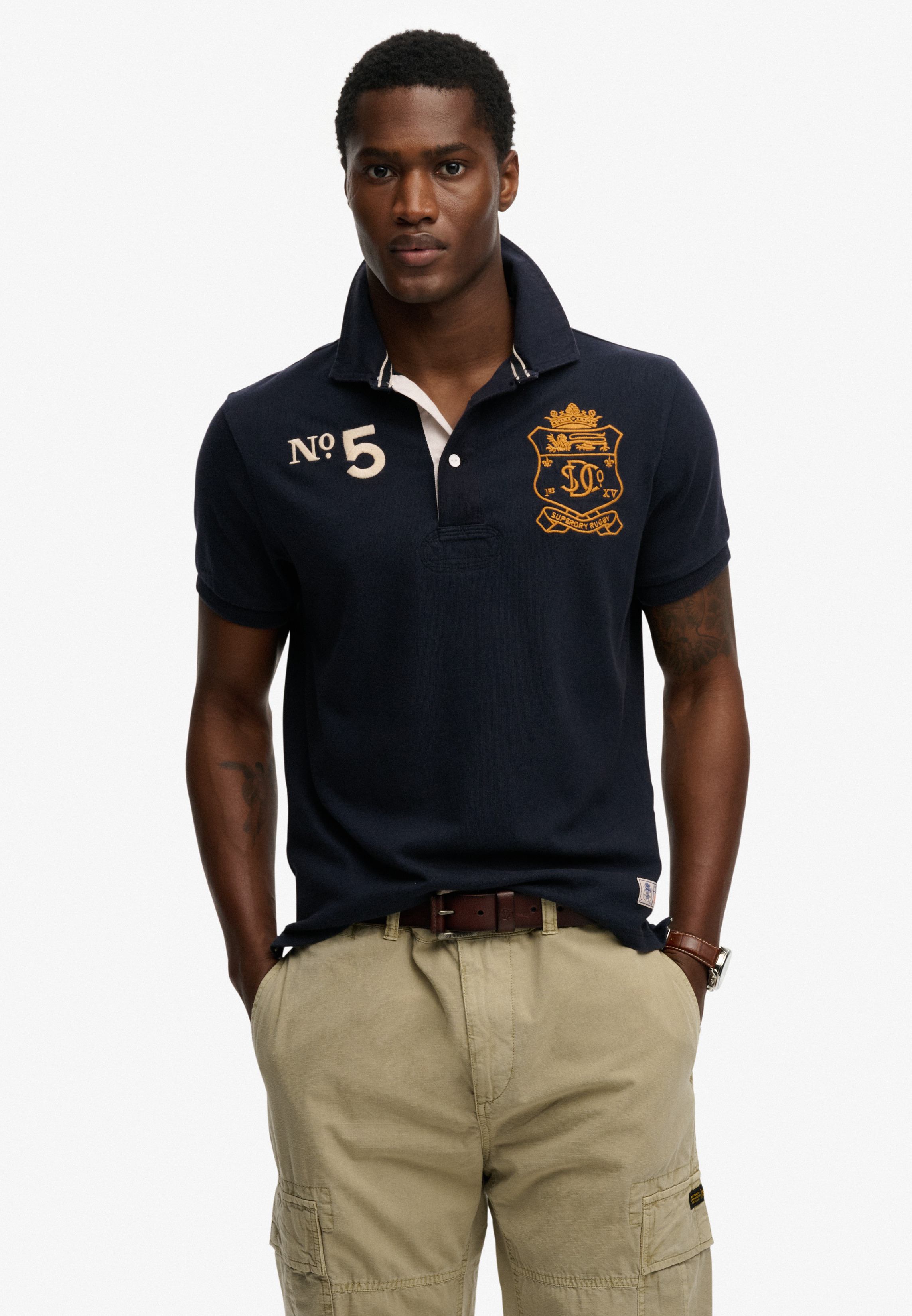 Double Emblem Jersey Ss Rugby