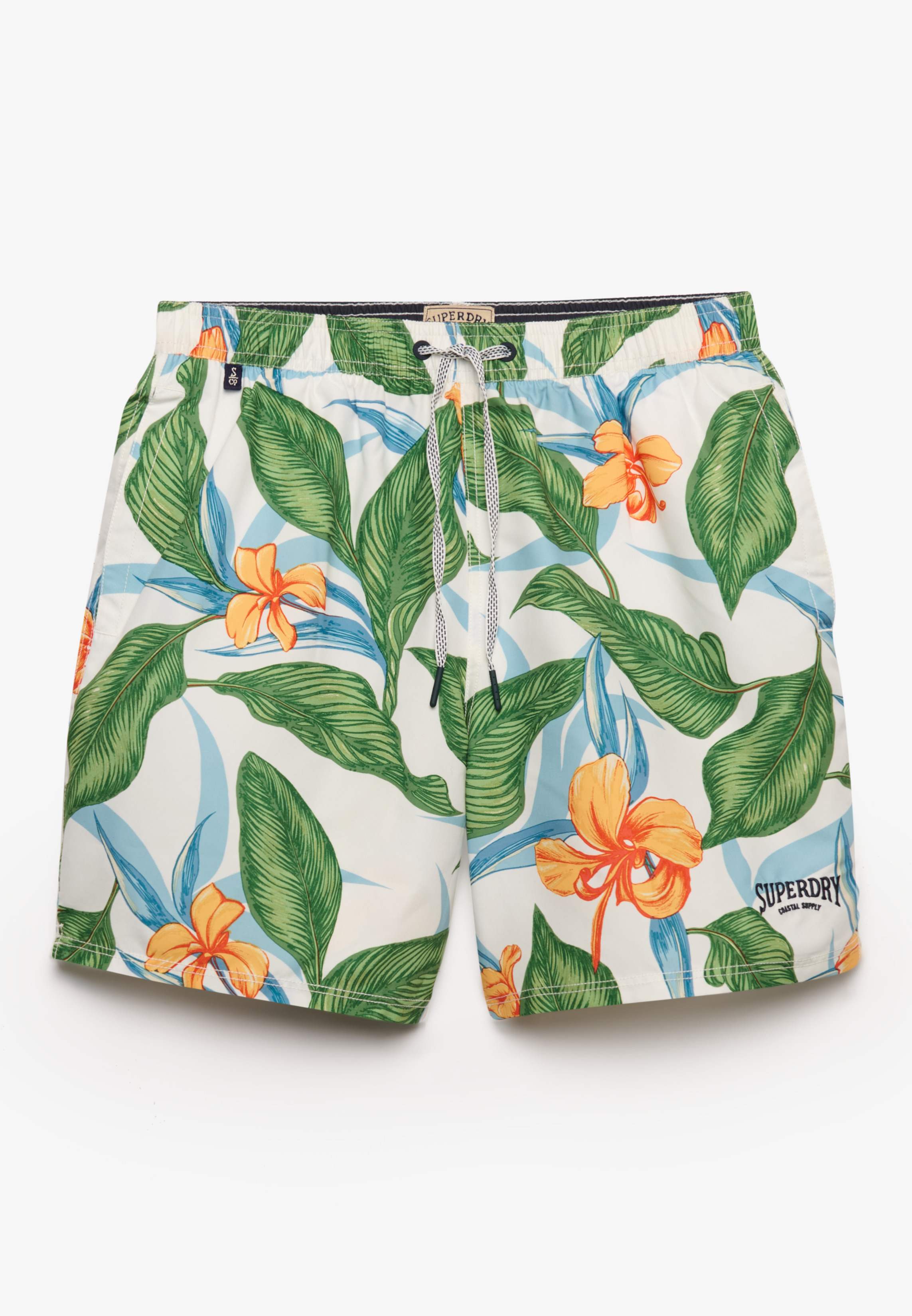 Hawaiian Print 16 Swim Short