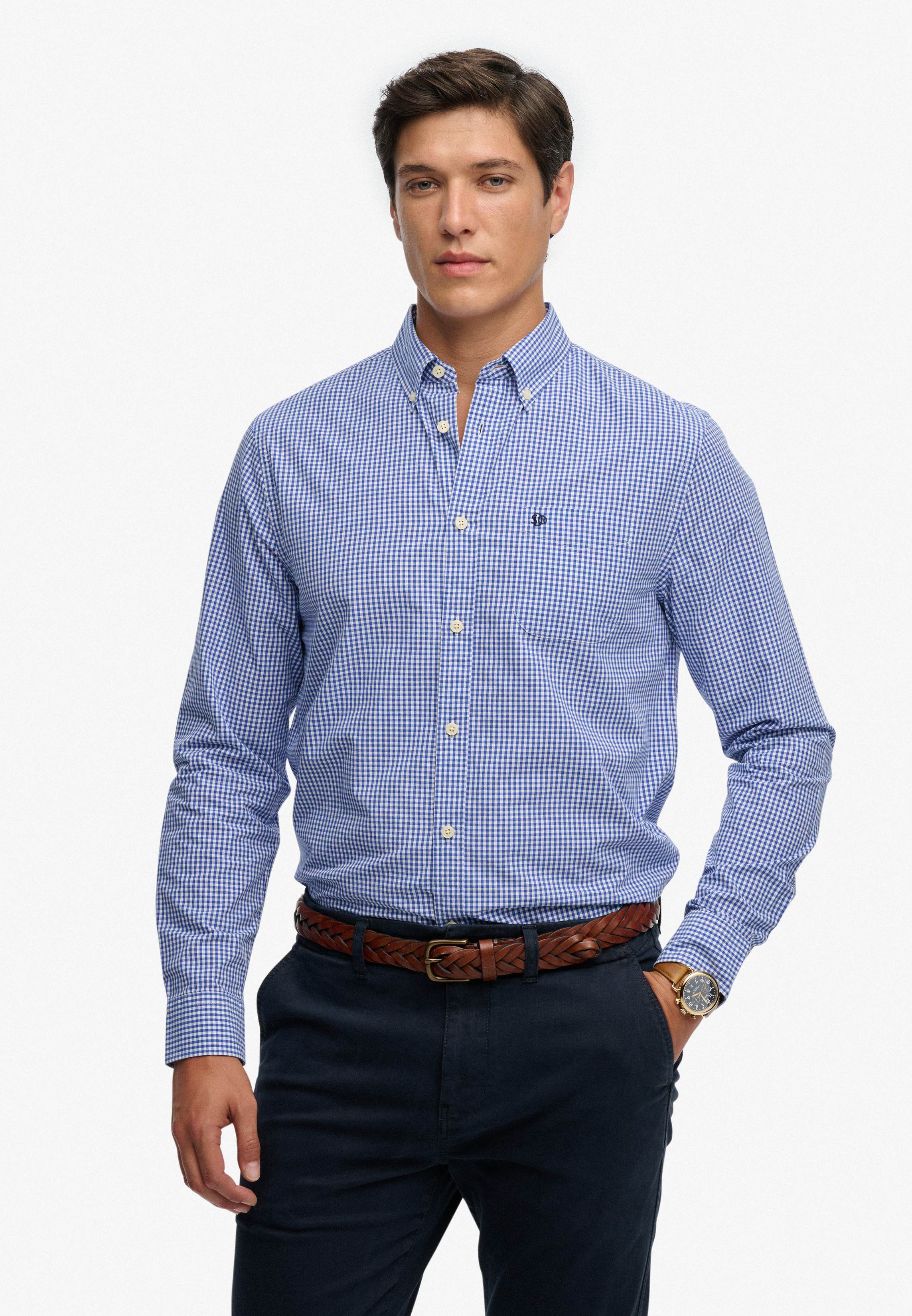 PREPPY POPLIN LONG SLEEVE SHIRT