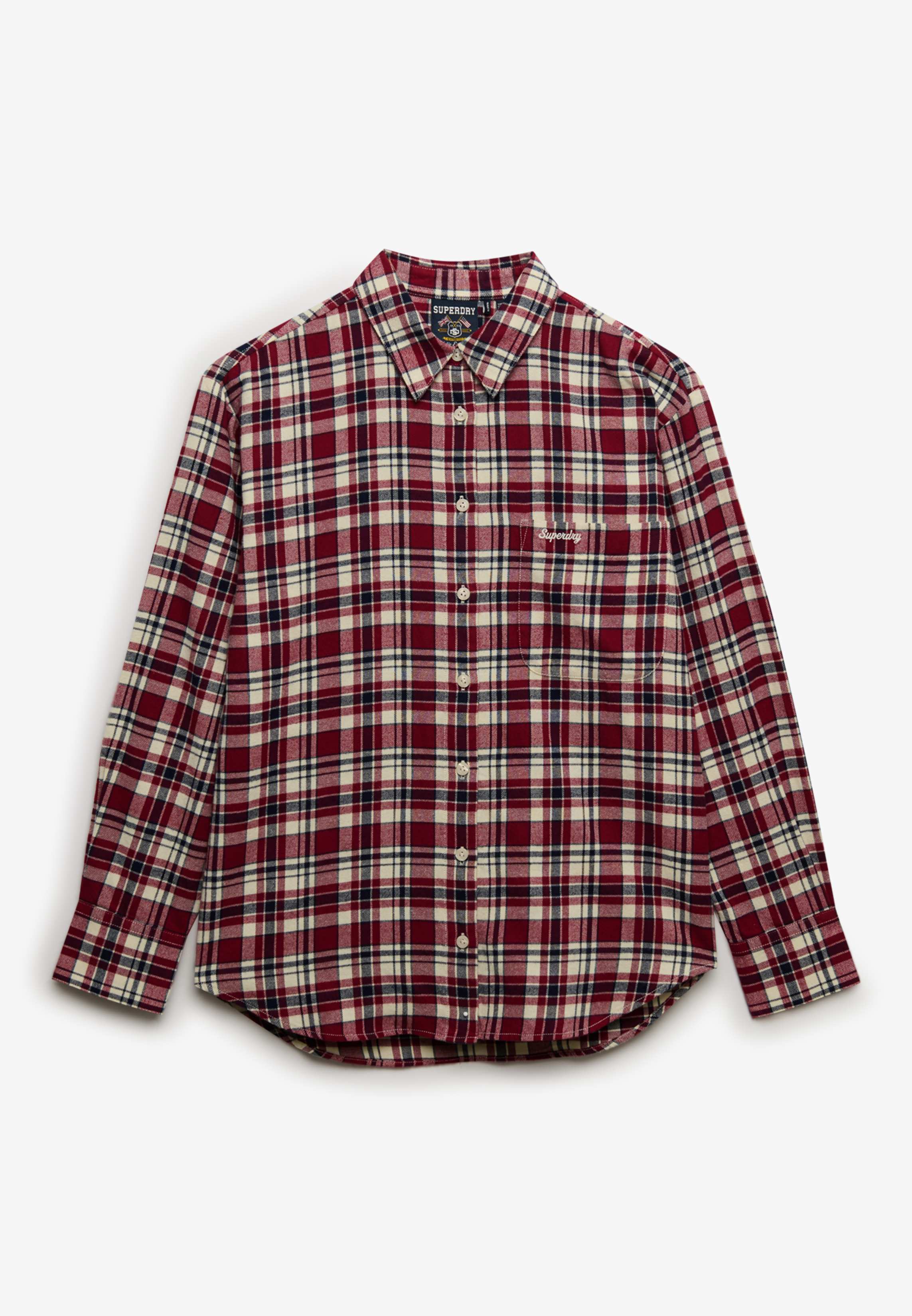 Check Flannel Relaxed Shirt