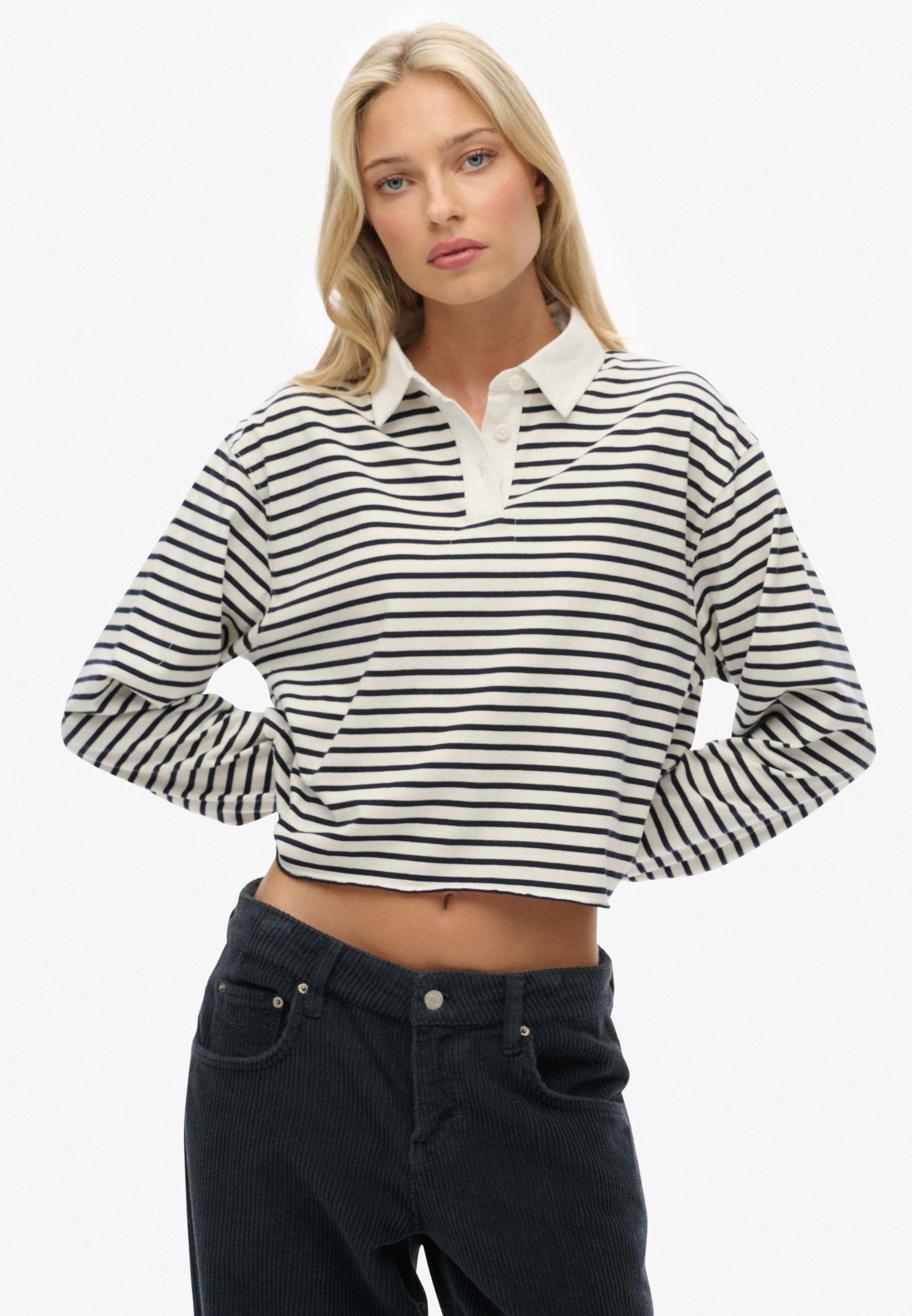 Ath Ess Cropped Stripe Rugby