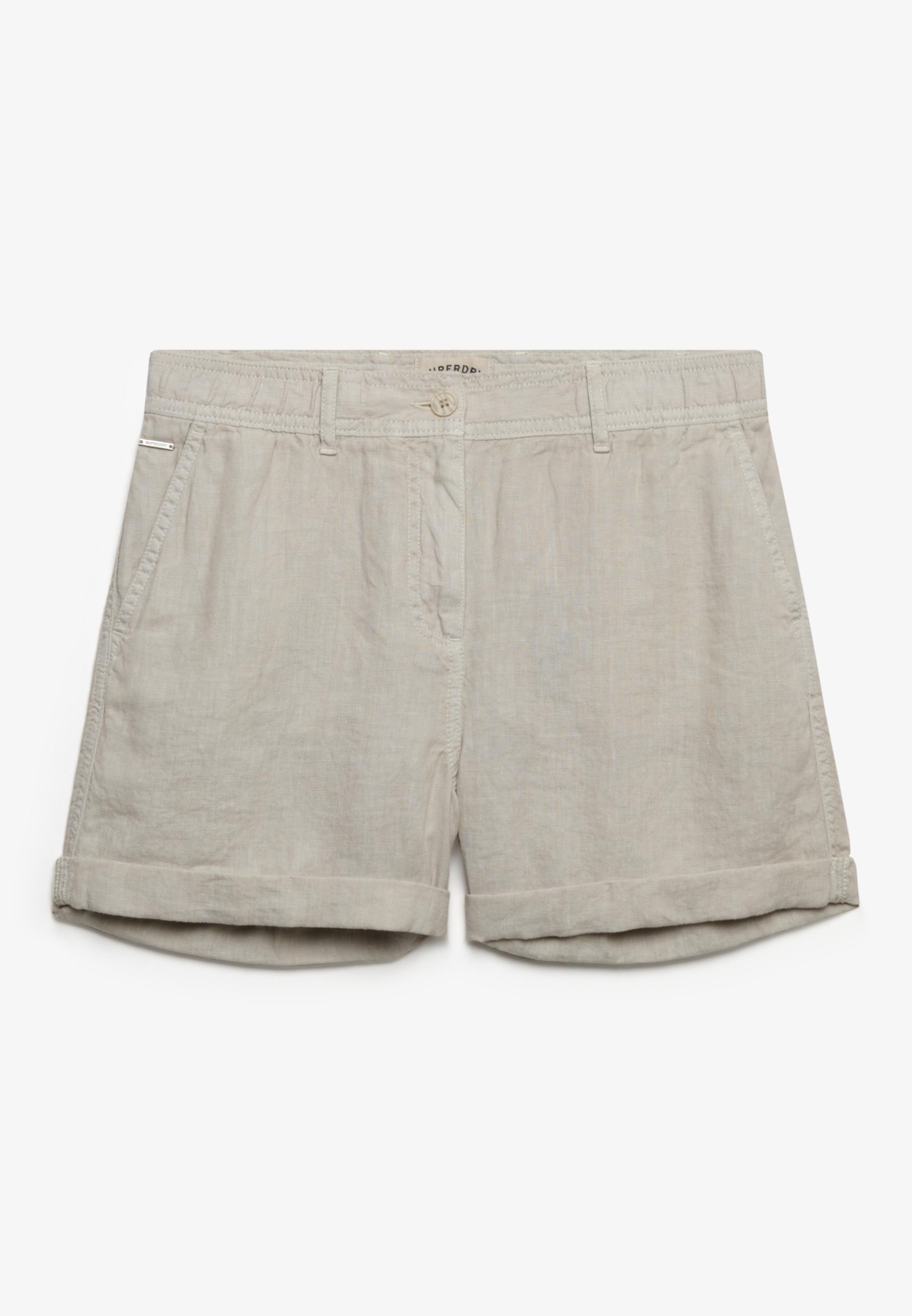Mid Rise Linen Short