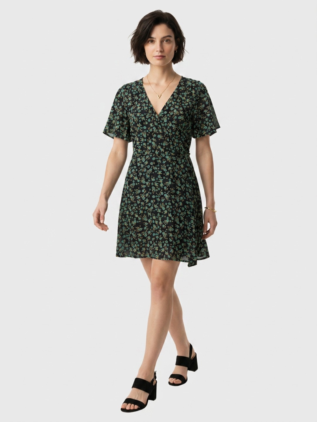 Mini Swing Wrap Dress