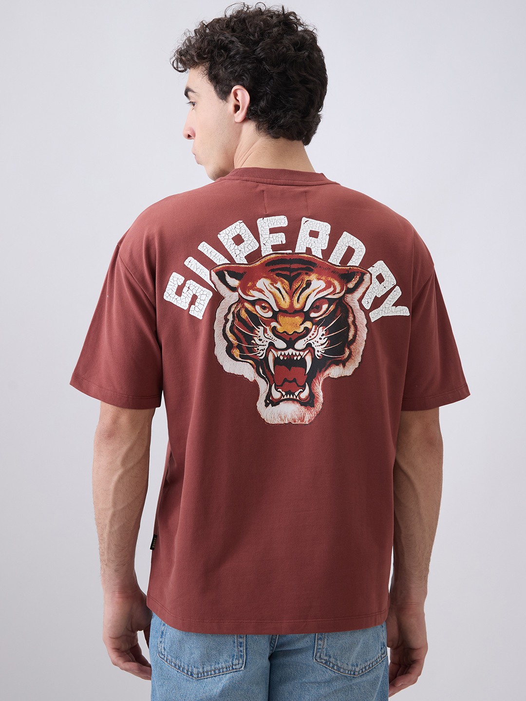 Harajuku Tiger Badge T-Shirt