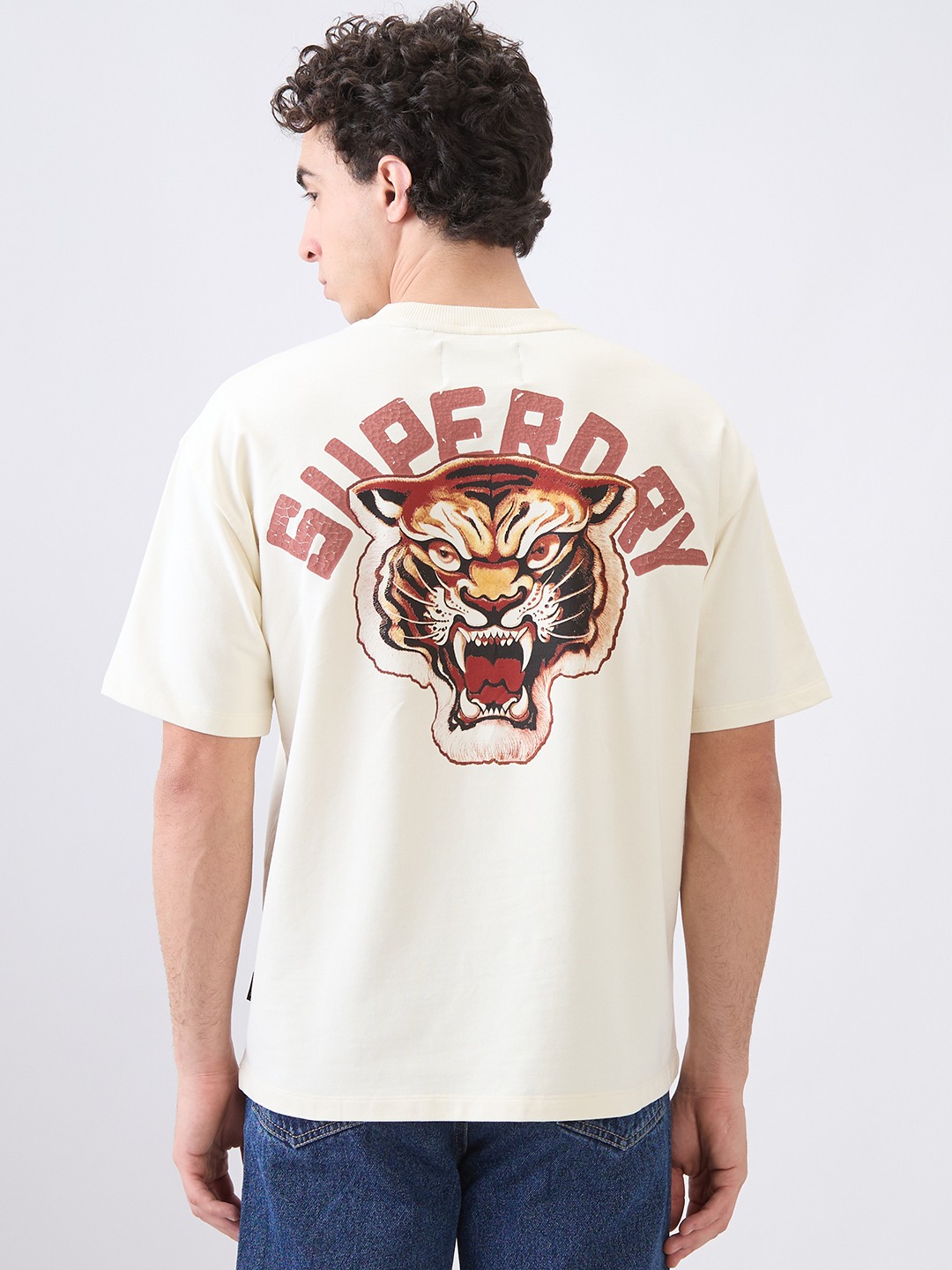 Harajuku Tiger Badge T-Shirt