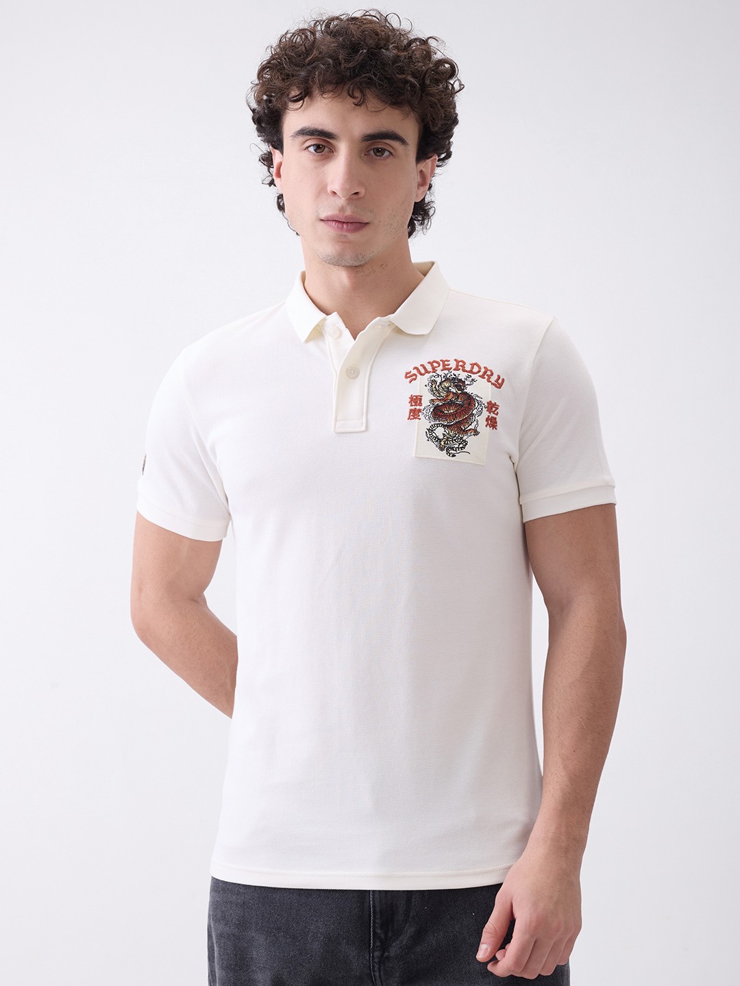 Superdry Mystic Tiger Patch Polo