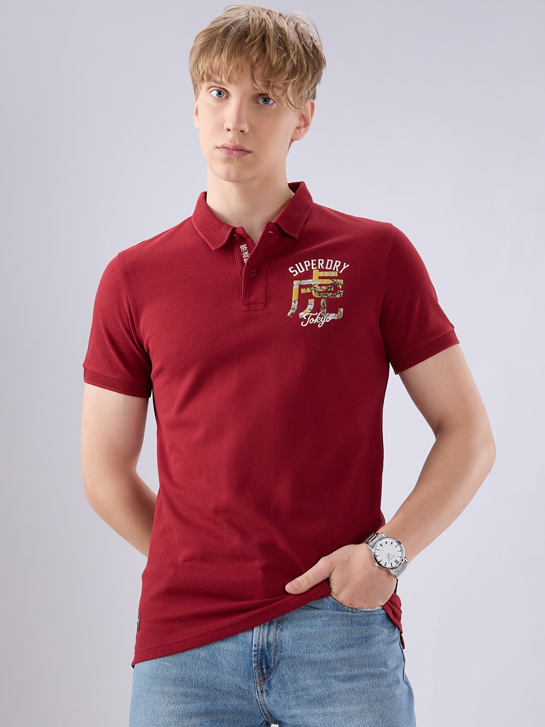 Superdry Tiger Kanji Print Polo