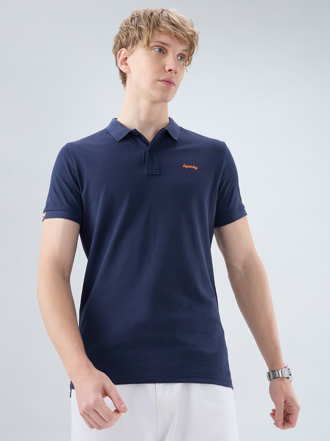 Superdry Solid Double Tuck Polo