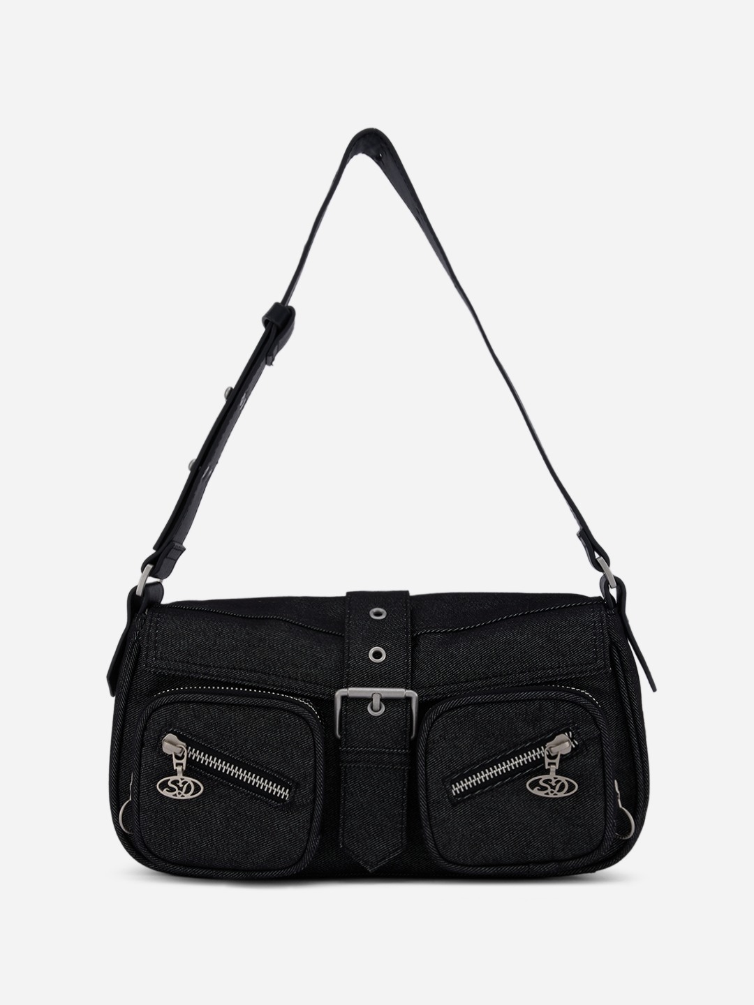 DENIM BUCKLE BAG