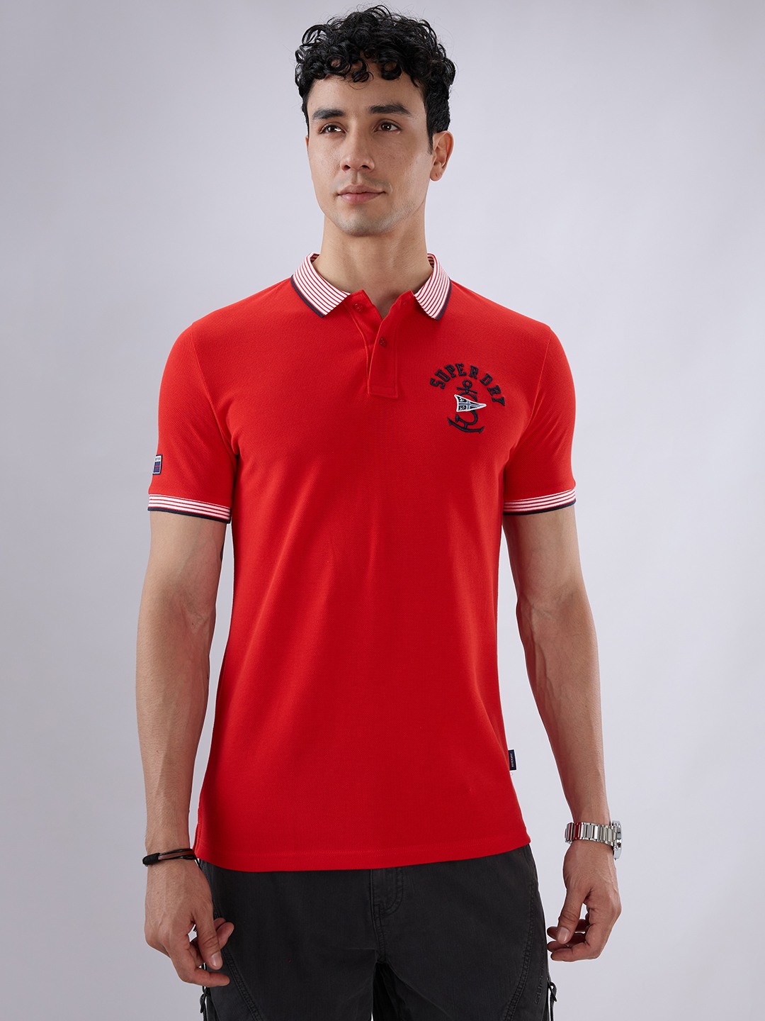 SUPERDRY NAUTICAL ANCHOR POLO