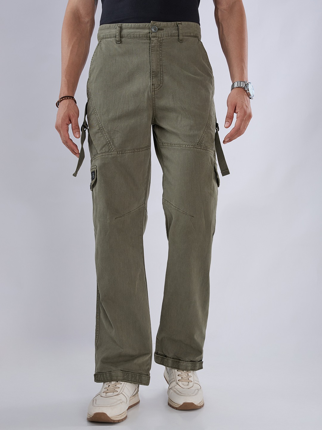 COMBAT WIDE TAPED CARGO PANT