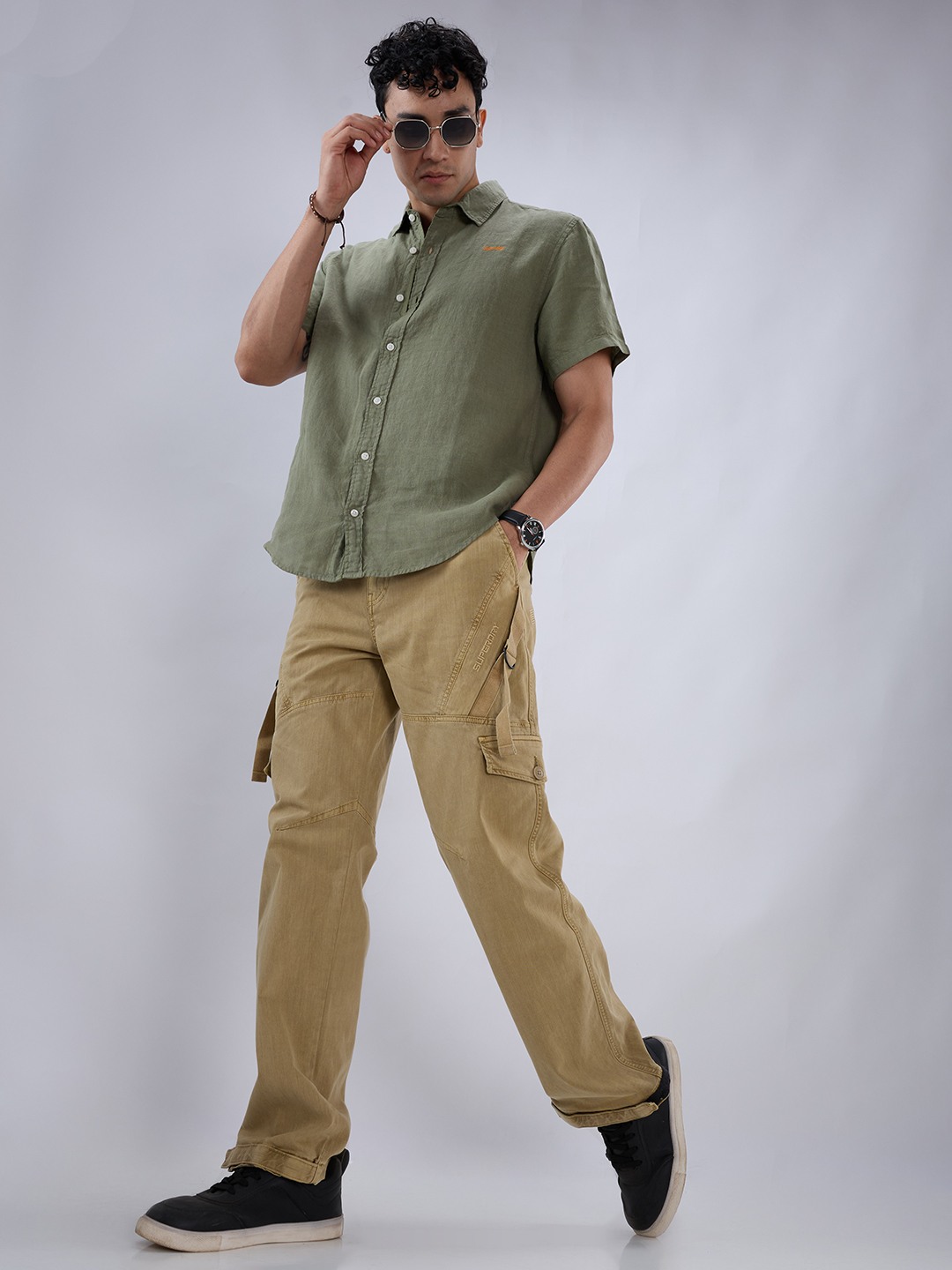 Superdry Combat Wide Taped Cargo Pant - Image 7